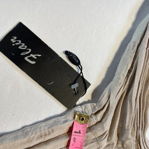 Flair Women's Size Large Button-Down Shirt – Cotton Blend with Lace & wrinkled - Picture 12 of 13